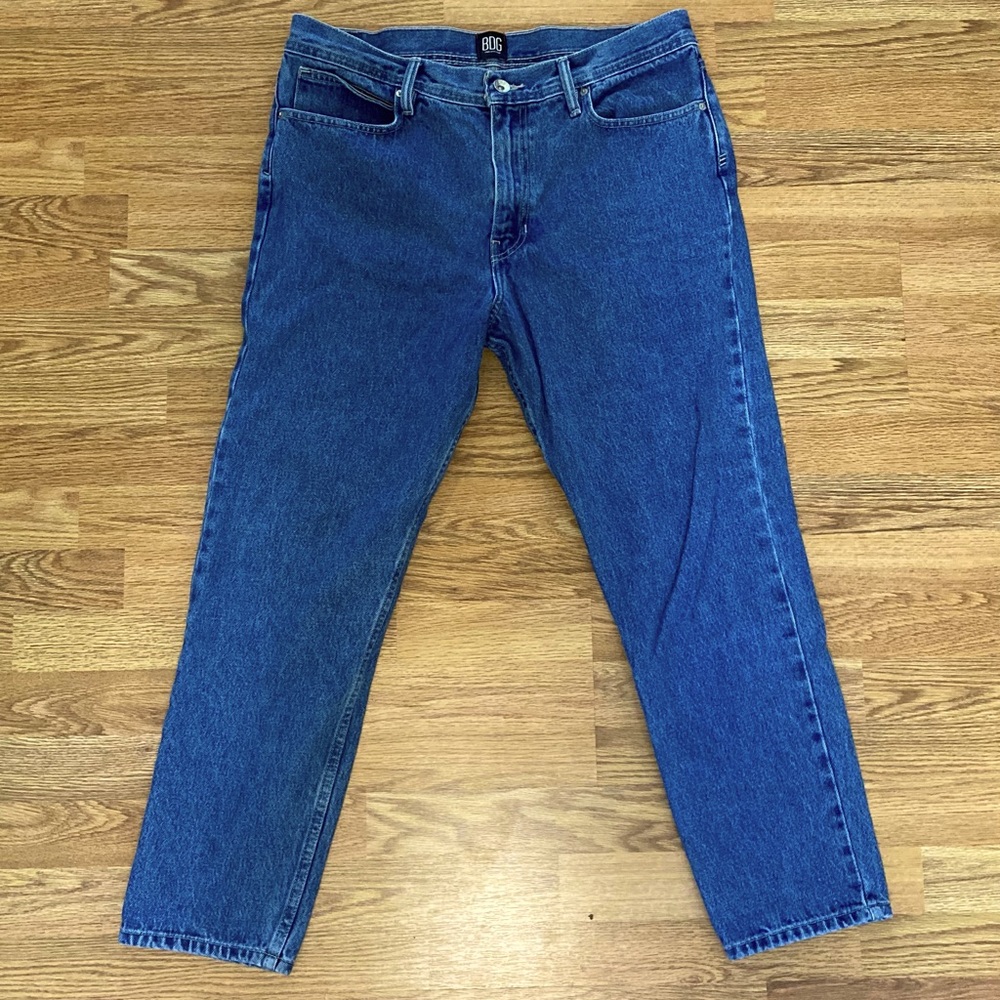 Men’s BDG Urban Outfitters Dad Slim Taper Fit Blue Jeans Sz. 34/32